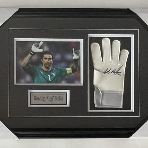 Gianluigi "GIGI" Buffon - Framed Autographed Goalkeeper Glove
