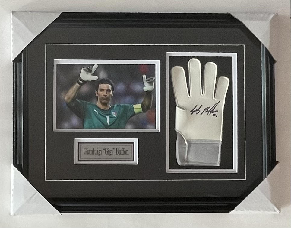 Gianluigi "GIGI" Buffon - Framed Autographed Goalkeeper Glove