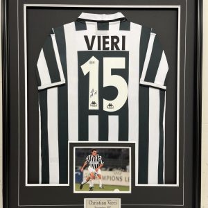 Christian Vieri - Juventus FC - Framed Autographed Jersey