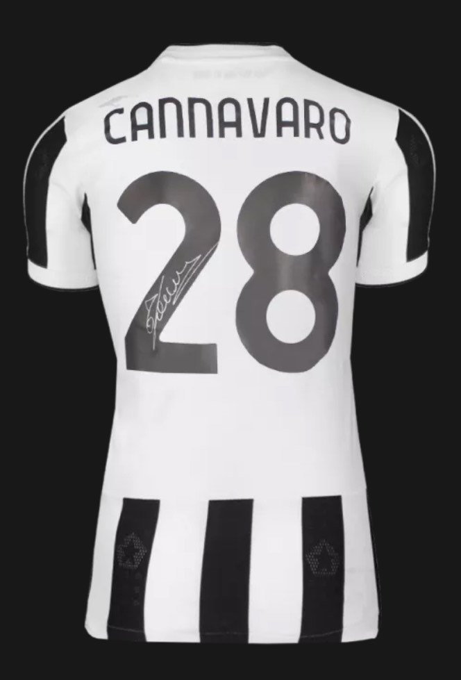 Fabio Cannavaro - Juventus FC - Framed Autographed Jersey - Image 2