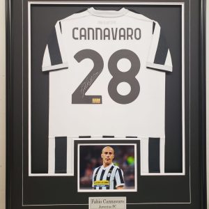 Fabio Cannavaro - Juventus FC - Framed Autographed Jersey