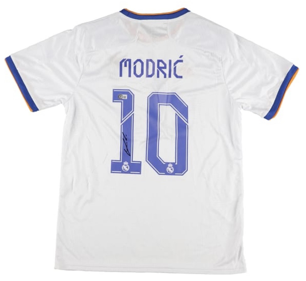 Luka Modric- Real Madrid CF - Framed Autographed Jersey - Image 2