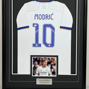 Luka Modric- Real Madrid CF - Framed Autographed Jersey