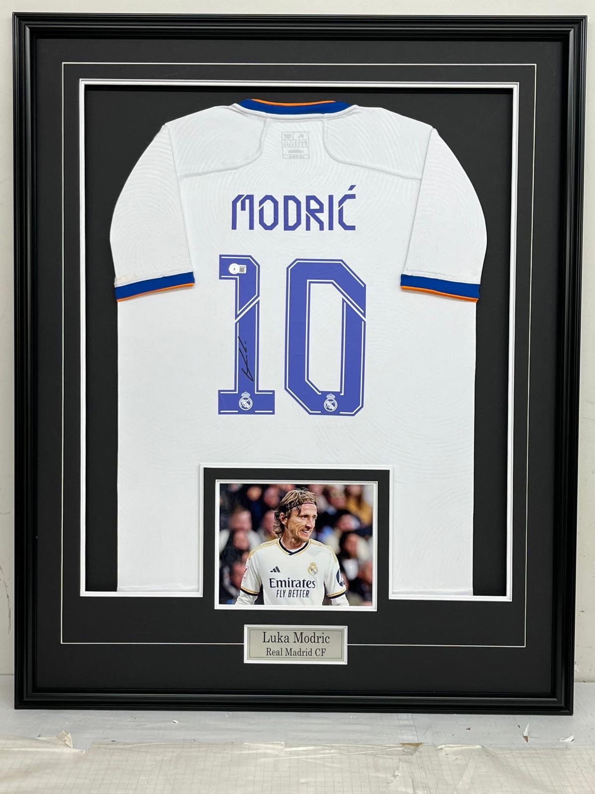 Luka Modric- Real Madrid CF - Framed Autographed Jersey