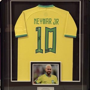 Neymar Jr. - Brazil National Team - Framed Autographed Jersey