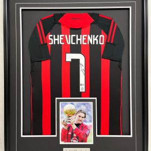 Andriy Shevchenko - AC Milan - Framed Autographed Jersey