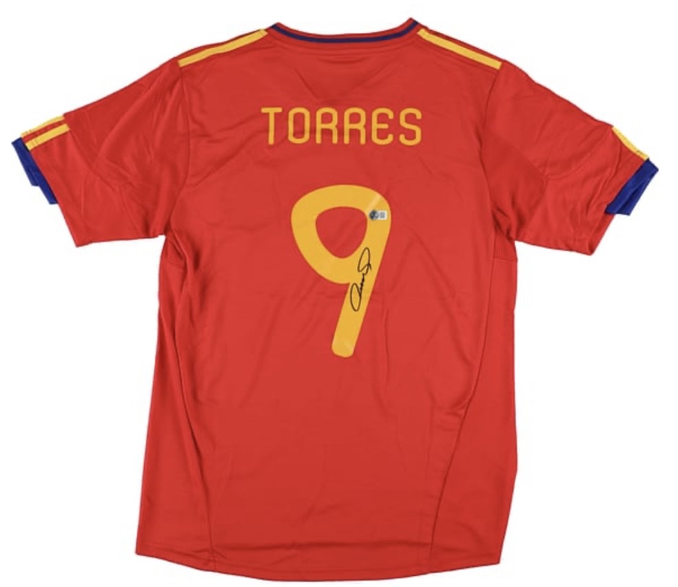 Fernando Torres - Spain National Team - 2010 FIFA World Cup Champions - Framed Autographed Jersey - Image 2