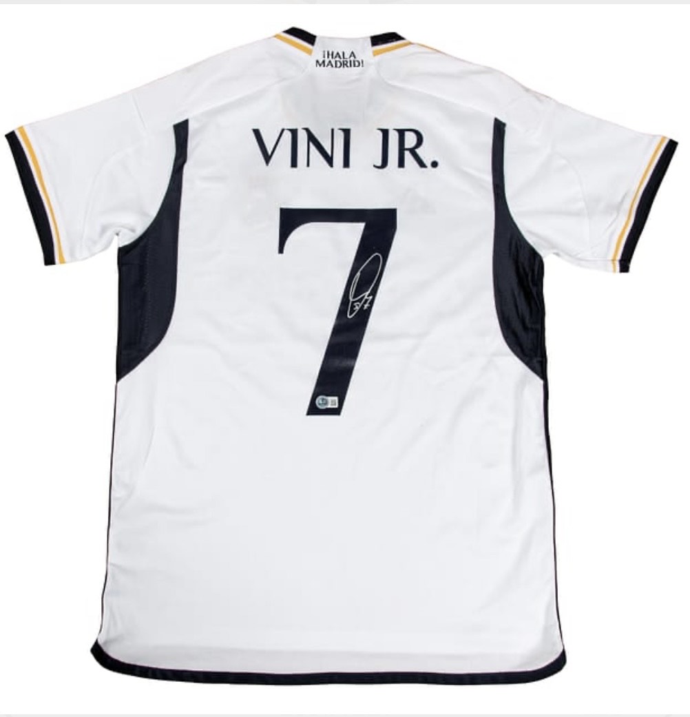 Vini Jr. - Real Madrid CF - Framed Autographed Jersey - Image 2