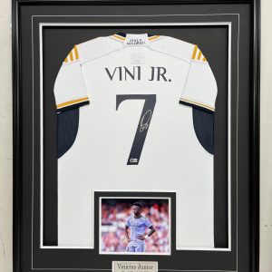 Vini Jr. - Real Madrid CF - Framed Autographed Jersey