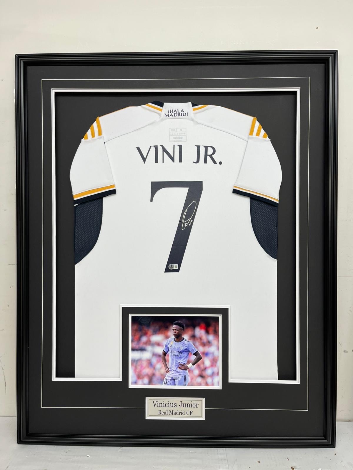 Vini Jr. - Real Madrid CF - Framed Autographed Jersey