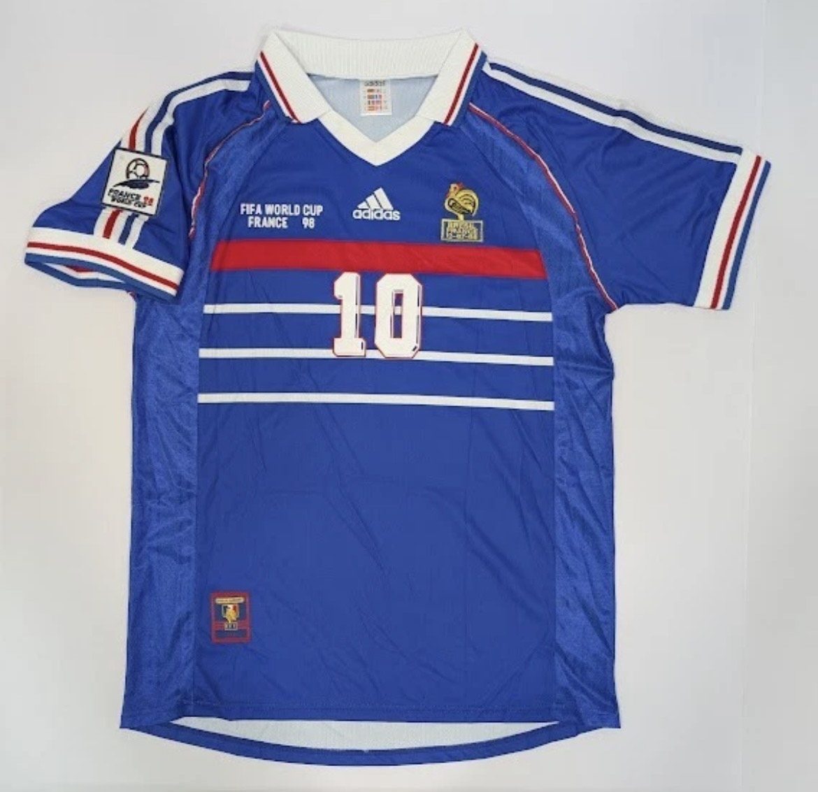 Zinedine Zidane - France National Team - Framed 1998 FIFA World Cup Autographed Jersey - Image 3