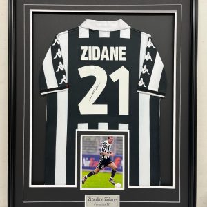 Zinedine Zidane - Juventus FC - Framed Autographed Jersey