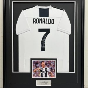 Cristiano Ronaldo - Juventus FC - Framed Autographed Jersey