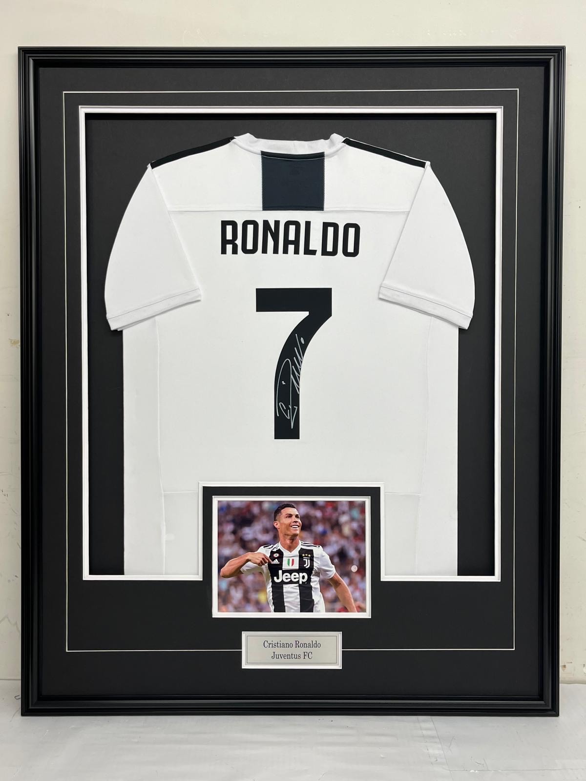 Cristiano Ronaldo - Juventus FC - Framed Autographed Jersey