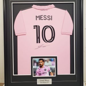 Lionel Messi - Inter Miami CF - 2022-2023 - Framed Autographed Jersey (Home)