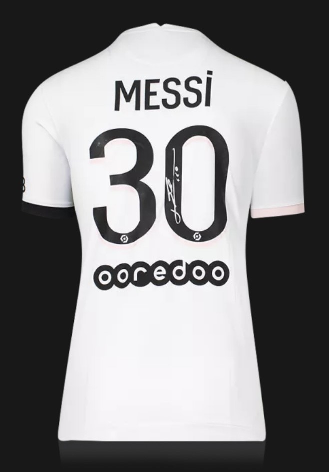 Lionel Messi - Paris Saint Germain - 2021-2022 - Framed Autographed Jersey (Away) - Image 2