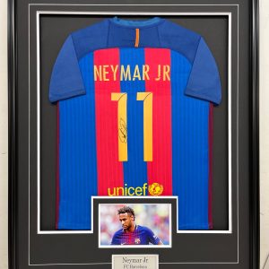Neymar Jr. - FC Barcelona - Framed Autographed Jersey