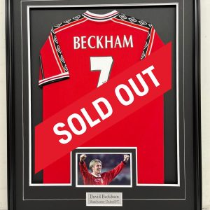 David Beckham - Manchester United - Framed Autographed Jersey