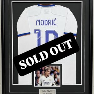 Luka Modric- Real Madrid CF - Framed Autographed Jersey