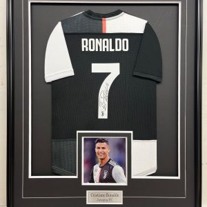 Cristiano Ronaldo - Juventus FC - 2019 - 2020 - Framed Autographed Jersey